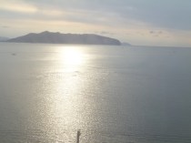 first sight of Mt Hakodate