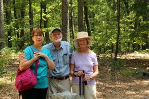 Joe, Pat and Dee Walden Pond CU