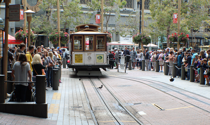 Cable car stop