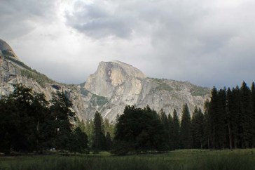 Half dome from west