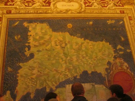 Sicily map room